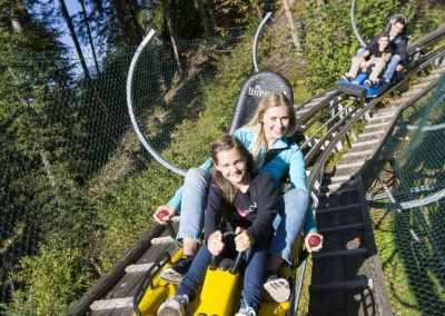 Der Arena Coaster im Zillertal Rodlspa auch an warmen Tagen